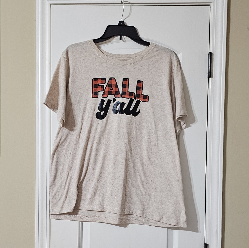 Cream Graphic T-Shirt